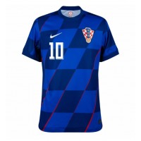 Muški Nogometni Dres Hrvatska Luka Modric #10 Gostujuci EP 2024 Kratak Rukav